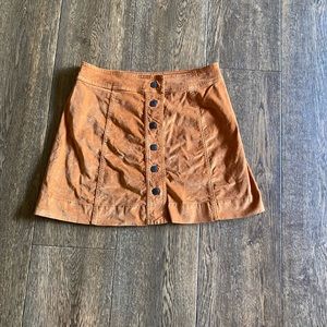 Madewell Suede Skirt